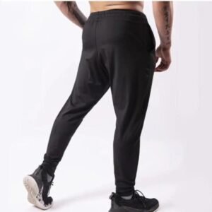 Men's Black Flame Printed Track Suit 2Pcs Slim Fit Summer